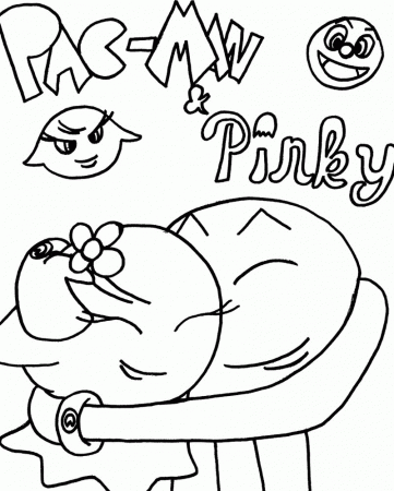 Pacman Coloring Pages To Print Free Printable Pac Man Coloring ...