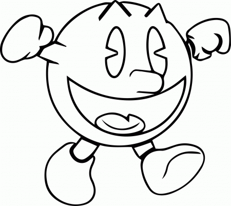 pac man coloring pages - High Quality Coloring Pages