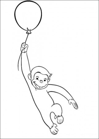 Curiose George Coloring Pages (8) - Coloring Kids