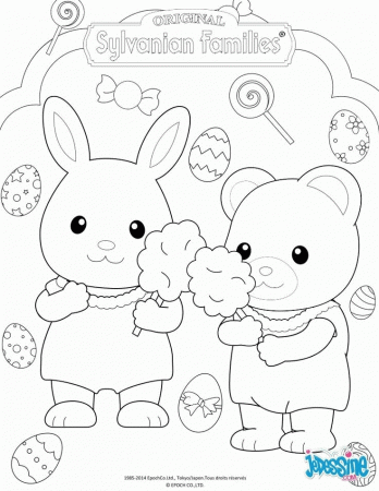Tier Calico Critters Coloring Page Sylvanian Families004 Alice May ...
