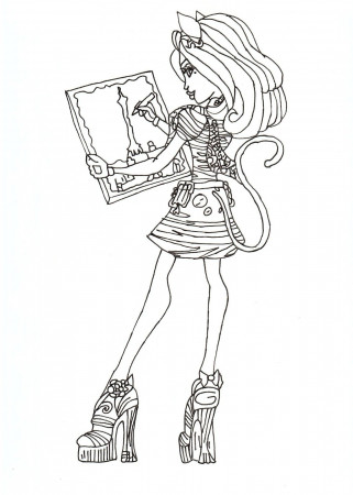 Free Printable Monster High Coloring Pages Inspiring - Coloring pages
