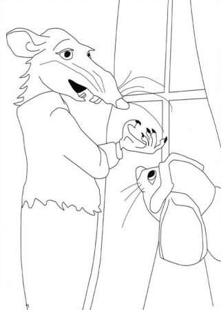 Despereaux Listening Roscuro Story Coloring Pages | Batch Coloring