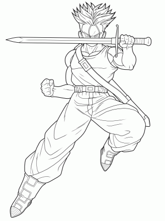 Future Gohan Coloring Pages - High Quality Coloring Pages