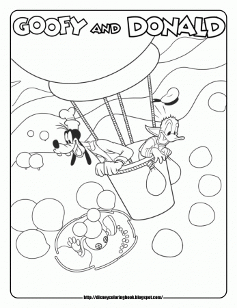 Printable Mickey Mouse Clubhouse Coloring Pages - Coloring Page