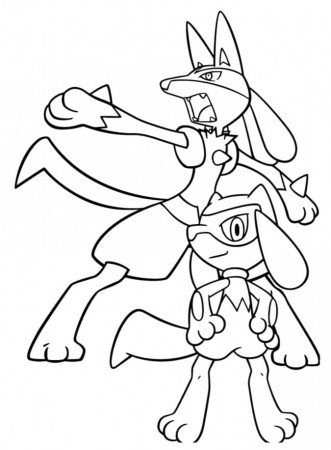 Lucario Coloring Pages - 40 Printable Coloring Pages
