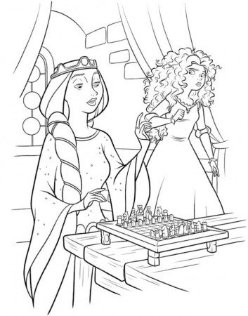 Kids-n-fun.com | Coloring page Brave Chess