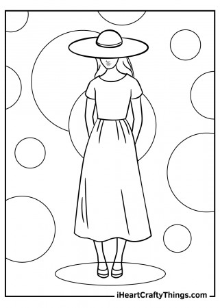 Fashion Coloring Pages (Updated 2021)