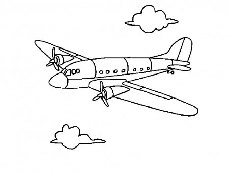 Free Printable Airplane Coloring Pages For Kids - Coloring Home