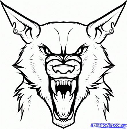 9 Pics of Drawing Werewolves Coloring Page - Werewolf Tattoo ...