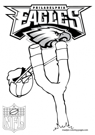 Eagles Football Coloring Pages - Coloring Page