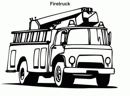 free printable fire truck coloring pages for kids - Gianfreda.net