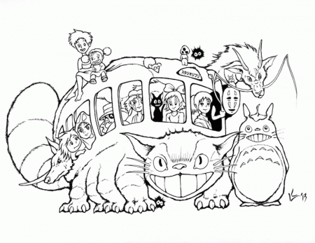 Totoro Coloring Pages (15 Pictures) - Colorine.net | 2456