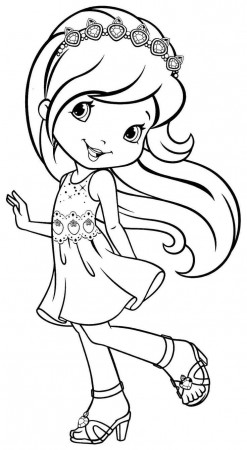 Printable Coloring Pages Cartoon Strawberry Shortcake Plum Puddin ...