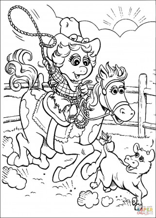 Baby Cowgirl Coloring Pages - Ð¡oloring Pages For All Ages