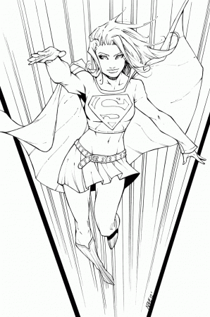 11 Pics of Drawing Supergirl Coloring Pages - DC Comic Supergirl ...