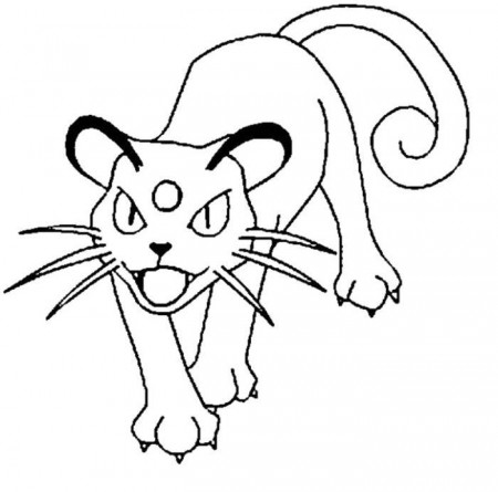 Persian Pokemon Coloring Pages - Pokemon Coloring Pages ...