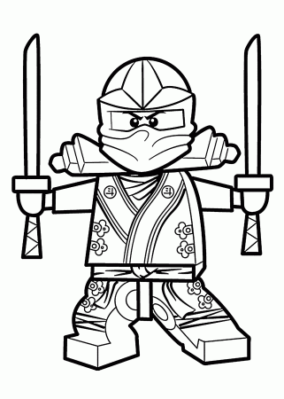 Black Ninjago Coloring Pages - Coloring Pages For All Ages