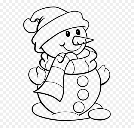 I Have Download Snowman With Long Nose Coloring Page - Simple Christmas Colouring  Pages Clipart (#5363458) - PinClipart