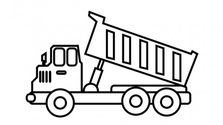 Construction Truck Coloring Pages Chevy Free Printable Old For – Slavyanka