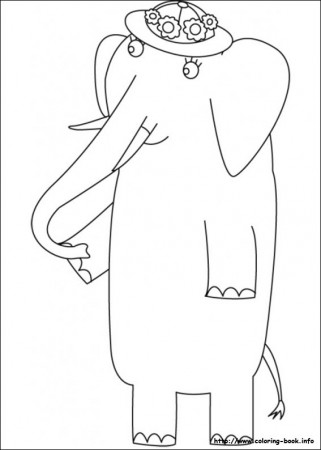 Mama Mirabelle Coloring Page