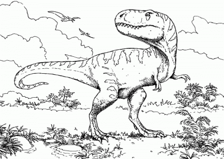 dinosaur color pages - High Quality Coloring Pages
