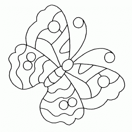 Butterfly Kids - Coloring Pages for Kids and for Adults
