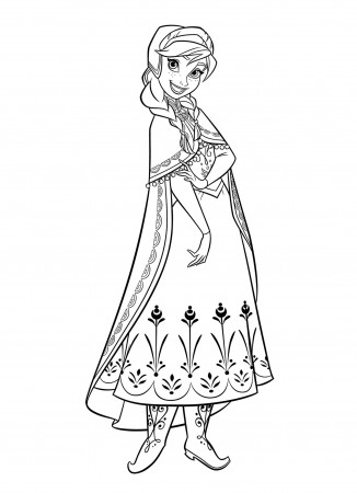 Coloring Pages : Frozenlsa And Anna Images Coloring Games ...