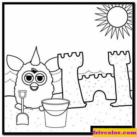 Furby Mascot For Children 1276 - Friv Free Coloring Pages ...