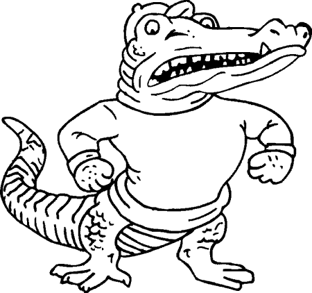 Florida Gators | Free Coloring Pages on Masivy World