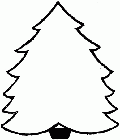 Christmas Tree Coloring Sheet | Color Page