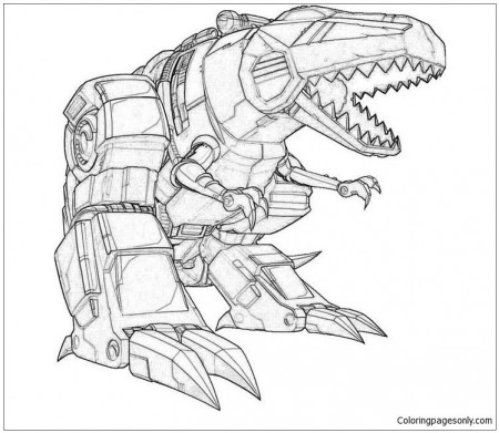 Pin by Coloring Pages on Transformers Coloring | Dinosaur ...