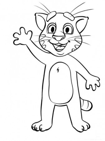 Talking Tom and Friends coloring book to print and online