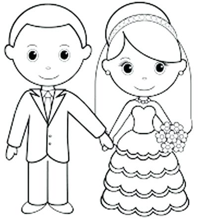 Wedding Coloring Pages For Kids