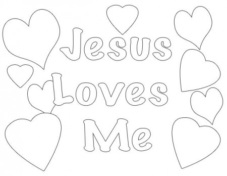 Valentines Day Coloring Pages with John 3:16 - Clip Art Library