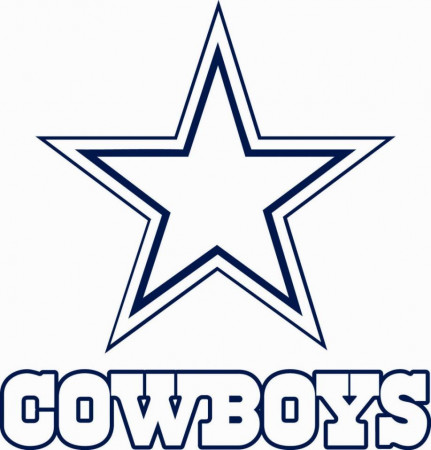 Dallas Cowboys Coloring Pages Free Dallas Cowboys Star Coloring ...