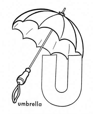 U is for Umbrella & Underwear | Umbrellas, April ...