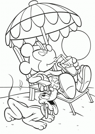 Baby Mickey Mouse Friends Coloring Pages - Coloring Page