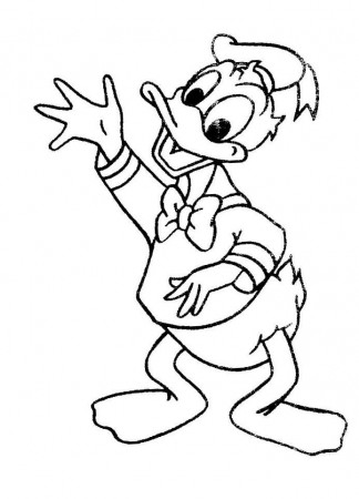 Donald Duck Coloring Pages Picture Printable | Coloring.Cosplaypic.com