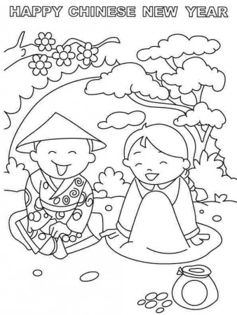 Kids Chinese New Year Coloring Pages | New Year Coloring pages of ...