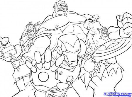 Super Hero Coloring Pages To Print - High Quality Coloring Pages