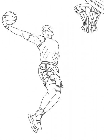 Basketball Coloring Pages - Free Printable Coloring Pages for Kids