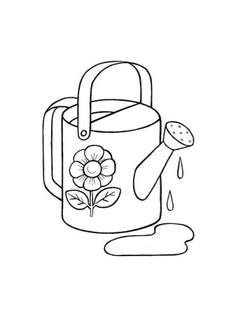 Watering Can coloring pages