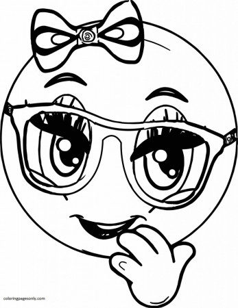 Smiley Emoji Coloring Pages - Emoji Coloring Pages - Coloring Pages For  Kids And Adults