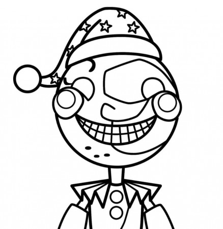 Moondrop FNAF Printable Coloring Page - Free Printable Coloring Pages for  Kids