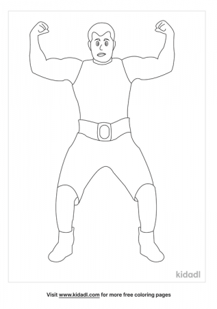Strong Man Coloring Pages | Free People-and-celebrities Coloring Pages |  Kidadl