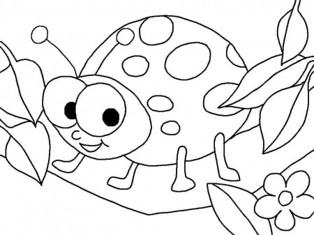 Ladybug Coloring Pages For Toddlers - High Quality Coloring Pages