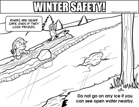 Frozen Rivers • Coloring Winter Safety