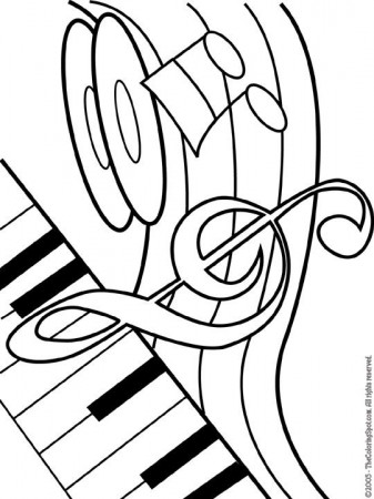 Music Coloring Pages | Coloring ...