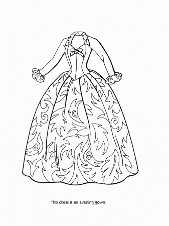 barbie fashion clothes coloring page | Only Coloring PagesOnly ...