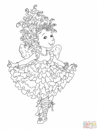 Fancy Nancy Tea Party - Coloring Pages for Kids and for Adults